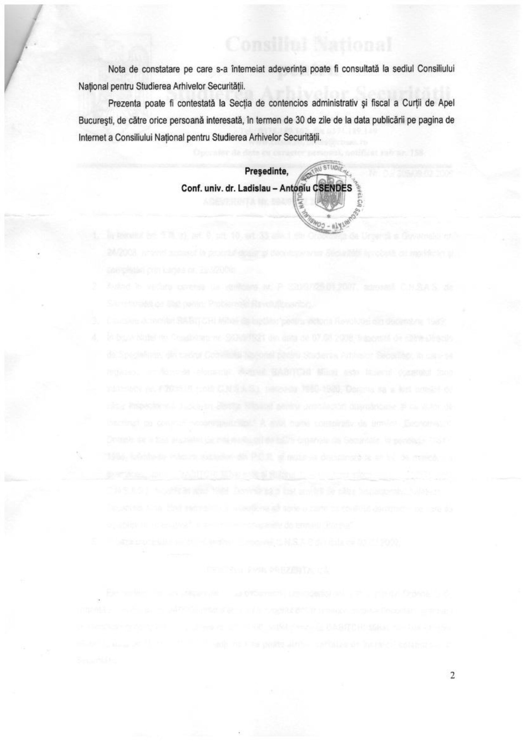 CNSAS (anexa 1 - continuare)